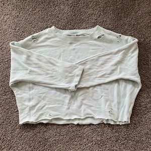American Eagle Distressed Crew Neck